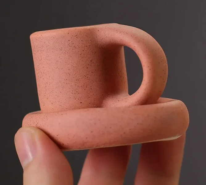 little mug ceramic candle holder little mug ceramic candle holder