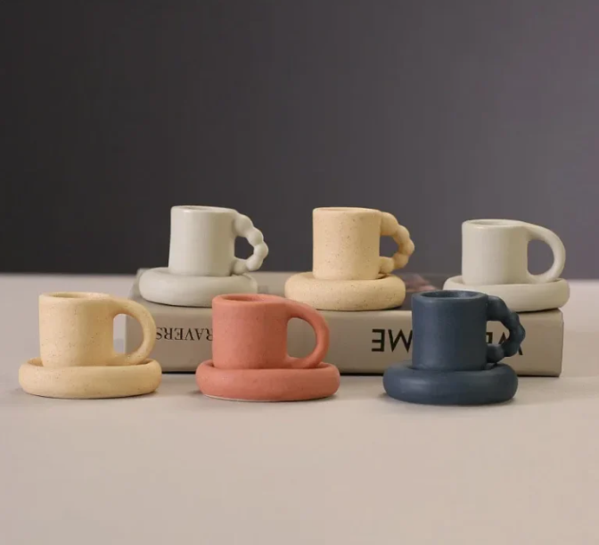 little mug ceramic candle holder little mug ceramic candle holder