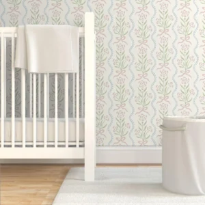 Romantic Pastel Floral Wallpaper