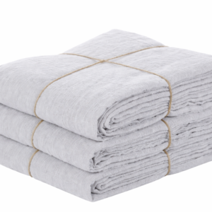 willow linen flat sheet ✿ essential edition (1 piece) light grey